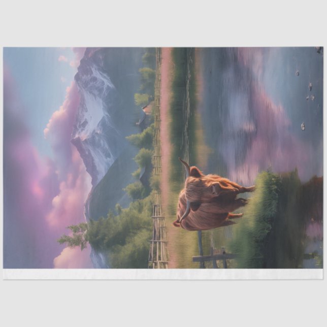 Papel De Seda Fazenda das Montanhas Rodoviárias (Frente )