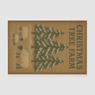 Papel De Seda Fazenda de Árvores de Natal