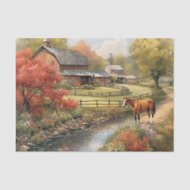 Papel De Seda Fazenda de Verão 2 (Frente )