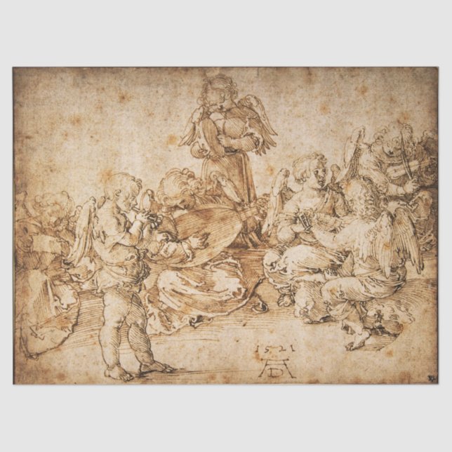 Papel De Seda Fazer musical de Albrecht Durer (Frente )