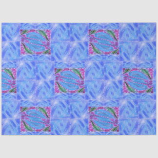 Papel De Seda Feather blue paper