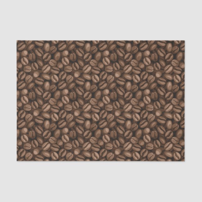 Papel De Seda Feijões de café (Frente )