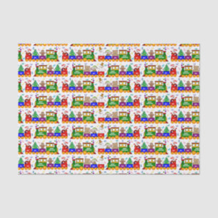 Papel De Seda Feijões do trem e de geléia do brinquedo do Nata