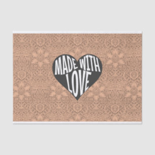 Papel De Seda Feita com o amor vintage