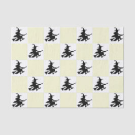 Papel De Seda Feiticeiras Pretas Xadrez