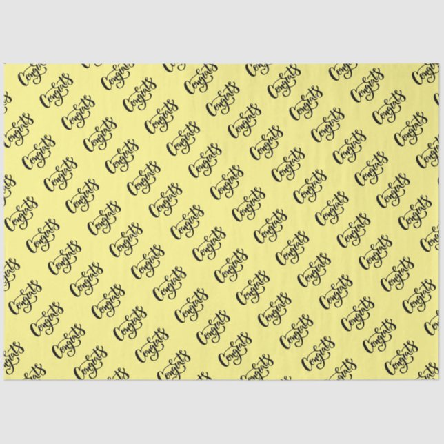 Papel De Seda Felicita o Tecido (Frente )