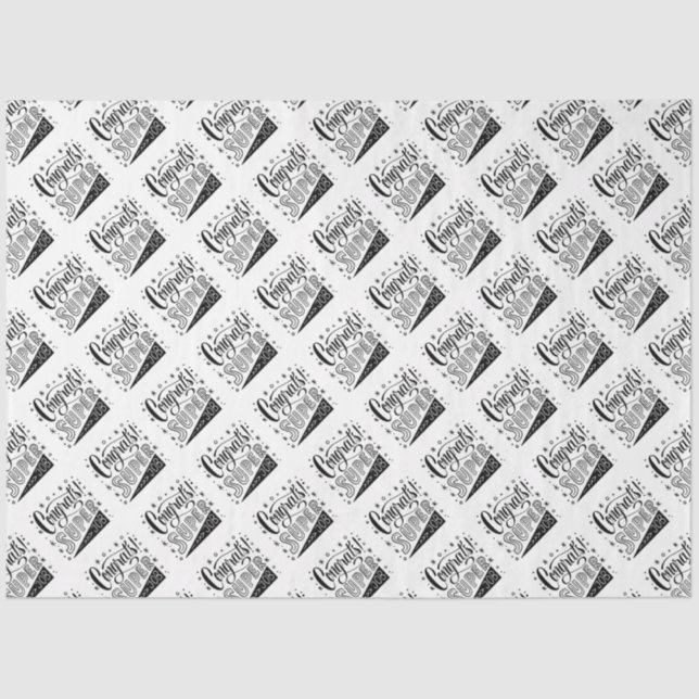 Papel De Seda Felicita o Tecido (Frente )