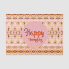 Papel De Seda Feliz Ação de Graças