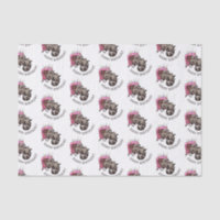 Feliz aniversário! Cartoon Greedy Raccoon Cake