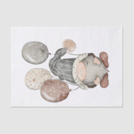 Papel De Seda Feliz aniversário Gnome