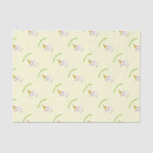 Papel De Seda Feliz Aniversário Lamb