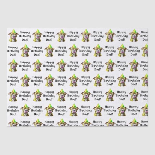 Papel De Seda Feliz Aniversário Personalizado (Adicionar Nome) P (Frente )