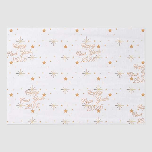 Papel De Seda Feliz ano novo (Frente )