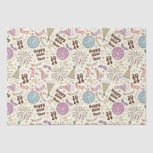 Papel De Seda Feliz ano novo 2024