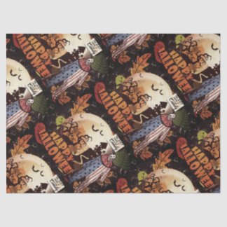 Papel De Seda Feliz Dia das Bruxas