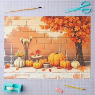 Papel De Seda Feliz Dia de Ação de Graças Bela Queda