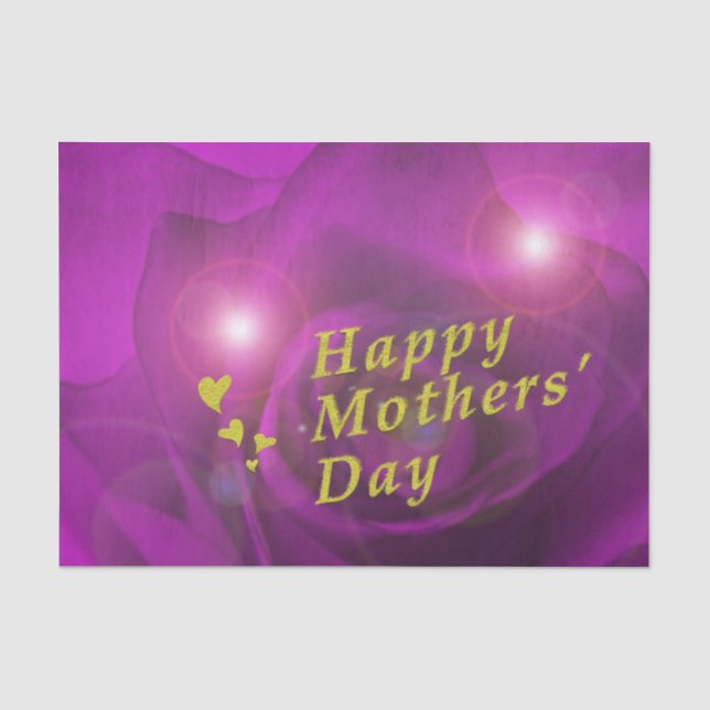 Papel De Seda feliz dia de as mães (Frente )