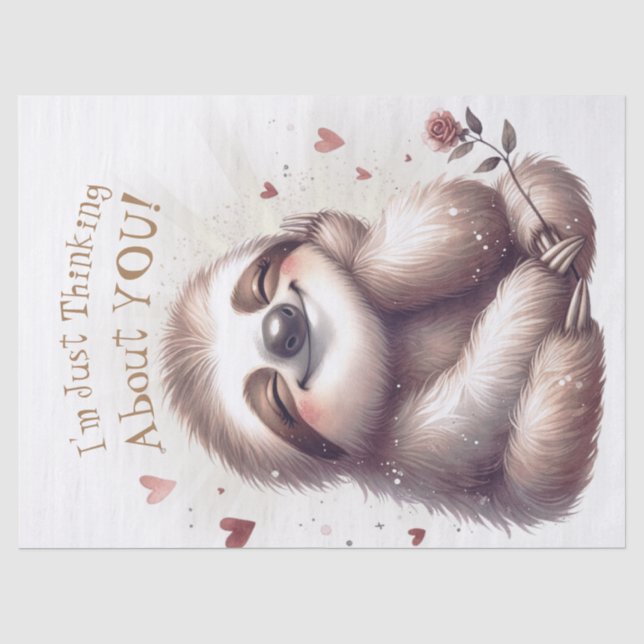 Papel De Seda Feliz dia de os namorados (Frente )