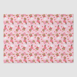 Papel De Seda Feliz Dia dos Namorados Cachorros