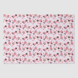 Papel De Seda Feliz Dia dos Namorados Grandes Caninos