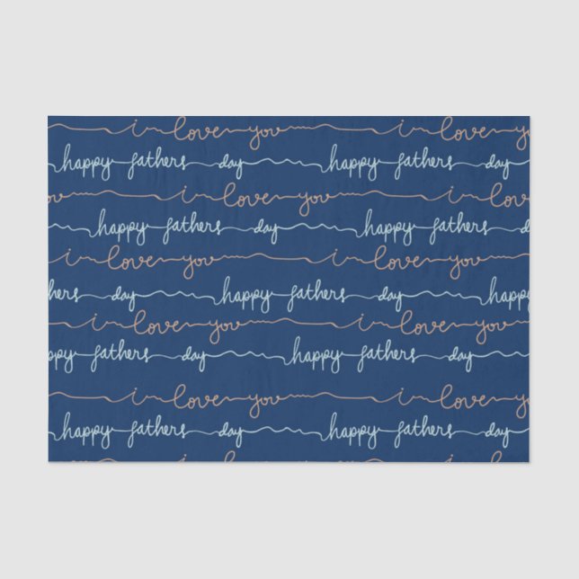 Papel De Seda Feliz Dia dos Pais  (Frente )