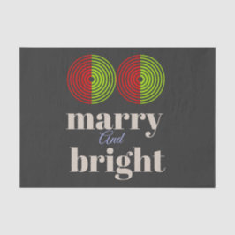 Papel De Seda "Feliz e Brito: Celebrar a Alegria da Estação