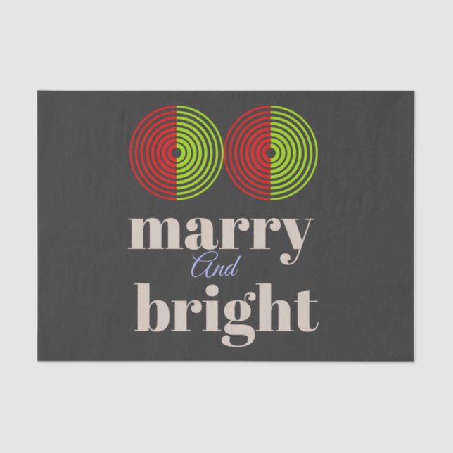 Papel De Seda "Feliz e Brito: Celebrar a Alegria da Estação (Frente )