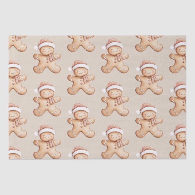 Papel De Seda Feliz Gingerpão e Star Cookie (Frente )