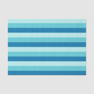 Papel De Seda Feliz Hanukkah Padrão Listrado Azul e Turquesa