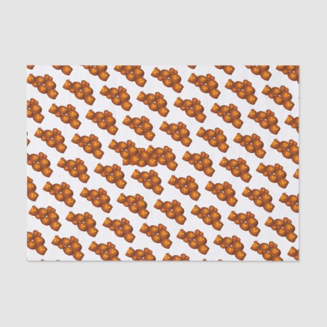 Papel De Seda Feliz Livro de Tecidos do Dia das Bruxas - 15 gsm  (Frente )