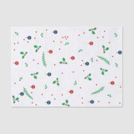 Papel De Seda Feliz Mistletoe