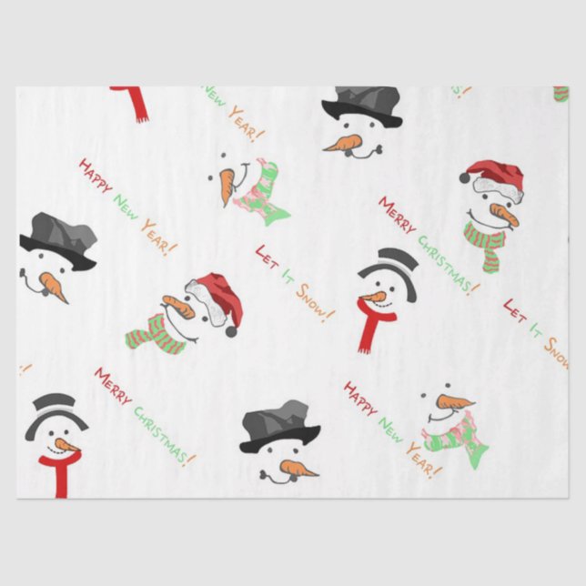 Papel De Seda Feliz Natal (Frente )