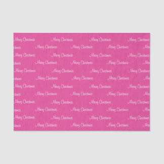 Papel De Seda Feliz Natal a Rosa