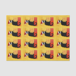 Papel De Seda Feliz Natal - Chat Noir