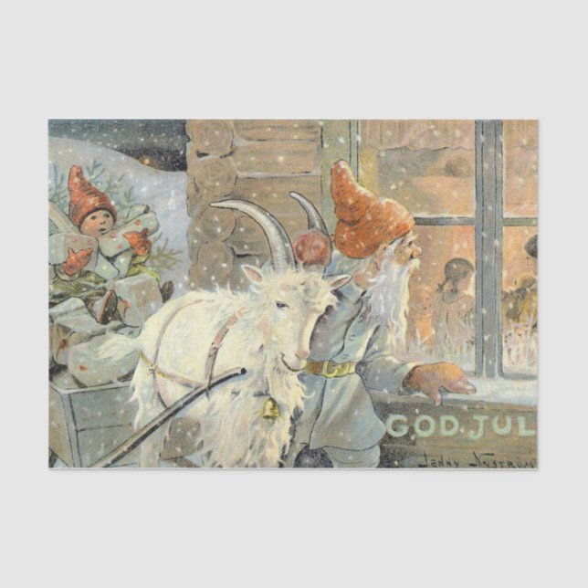 Papel De Seda Feliz Natal de Deus, por Julie Nystrom! (Frente )