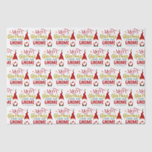Papel De Seda Feliz Natal Do Nosso Gnomo Para O Seu