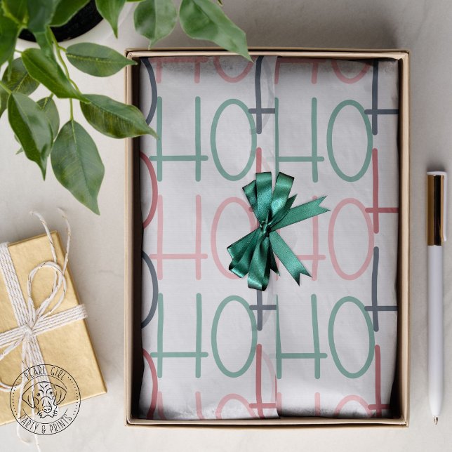 Papel De Seda Feliz Natal HO HO HO  (Criador carregado)