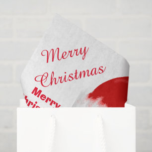 Papel De Seda Feliz Natal Saudação do Papai Noel