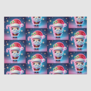 Papel De Seda Feliz Papai noel de Natal