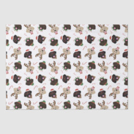 Papel De Seda Feliz Pawlidays Labrador Retriever Cães