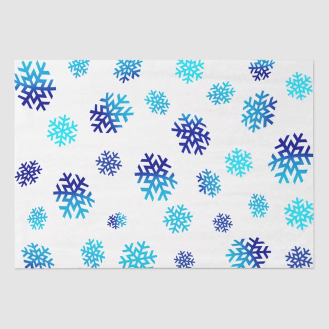 PAPEL DE SEDA FELIZES HOLIDAYS | WINTER WONDERLAND | NEVE.FLAKE  (Frente )