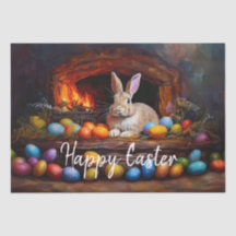 Felz pascoa de Ovos de Páscoa Coloridos na Páscoa