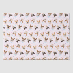 Papel De Seda Felz pascoa Pembroke Welsh Corgi