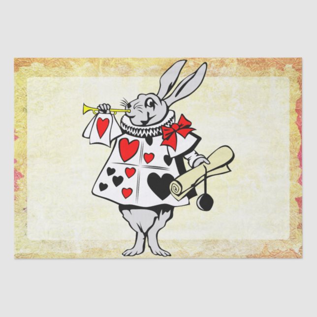 Papel De Seda Felz pascoa vintage Tecido (Frente )