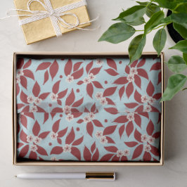 Papel De Seda Feriado da Pereira - Vermelho Cranberry