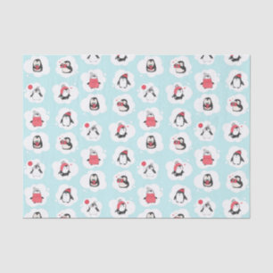 Papel De Seda Feriado de inverno em Pinguim
