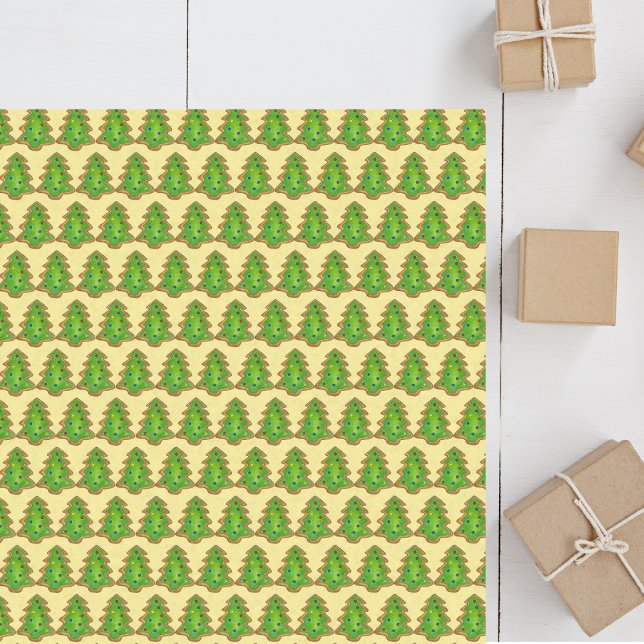 Papel De Seda Feriado de Natal - Açúcar de Árvore Cookie Baking  (Tree tissue paper)