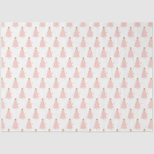 Papel De Seda Feriado de Natal Rosa Cheio