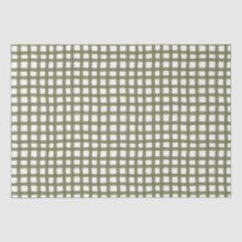 Papel De Seda Feriado de Xadrez Clássico Elegante