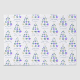 Papel De Seda Feriado Festivo de Neve Floco de Natal